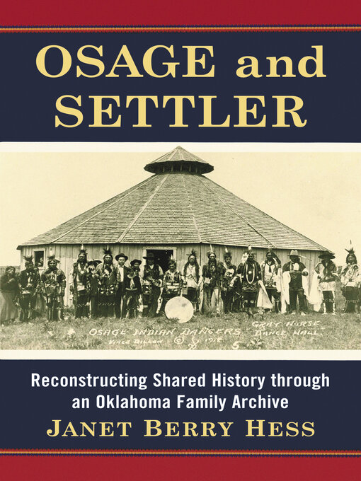 Title details for Osage and Settler by Janet Berry Hess - Available